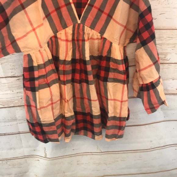 Free People V Neck Colorblocked Mini Dress - Picture 3 of 5